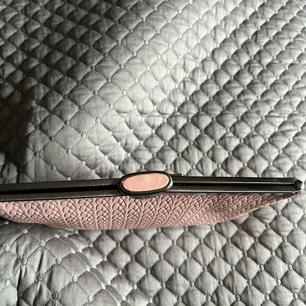 Patricia Nash coral pink clutch: crossbody - Picture 10 of 10